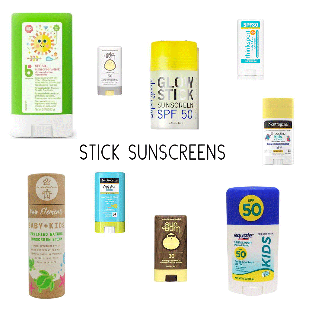 stick sunscreens for spring must haves for kids
