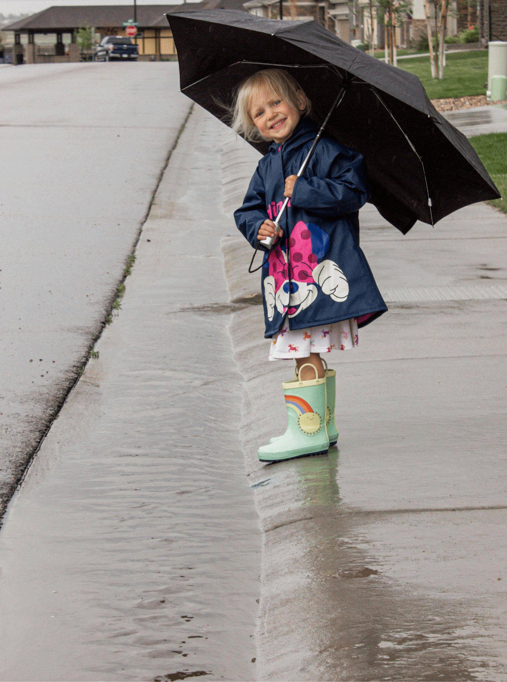 boots umbrella rain jacket
